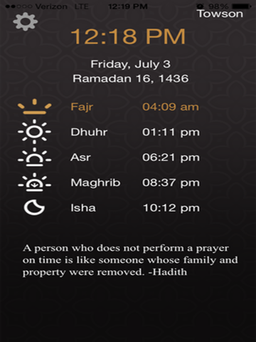 Screenshot #6 pour Adhan Time