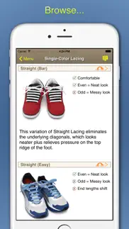 ian's laces - how to tie and lace shoes iphone screenshot 2