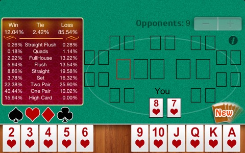 Free Holdem Calculatorのおすすめ画像1