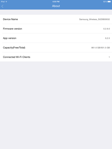 Samsung Wireless for iPad screenshot 2