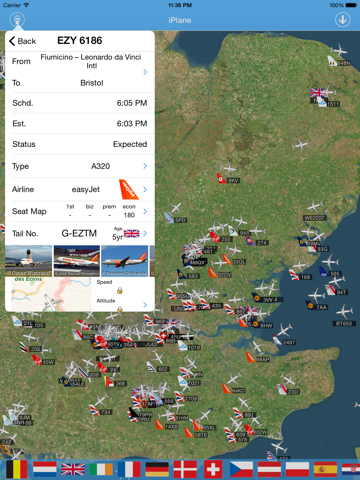 Screenshot #5 pour Bristol Airport - iPlane Flight Information