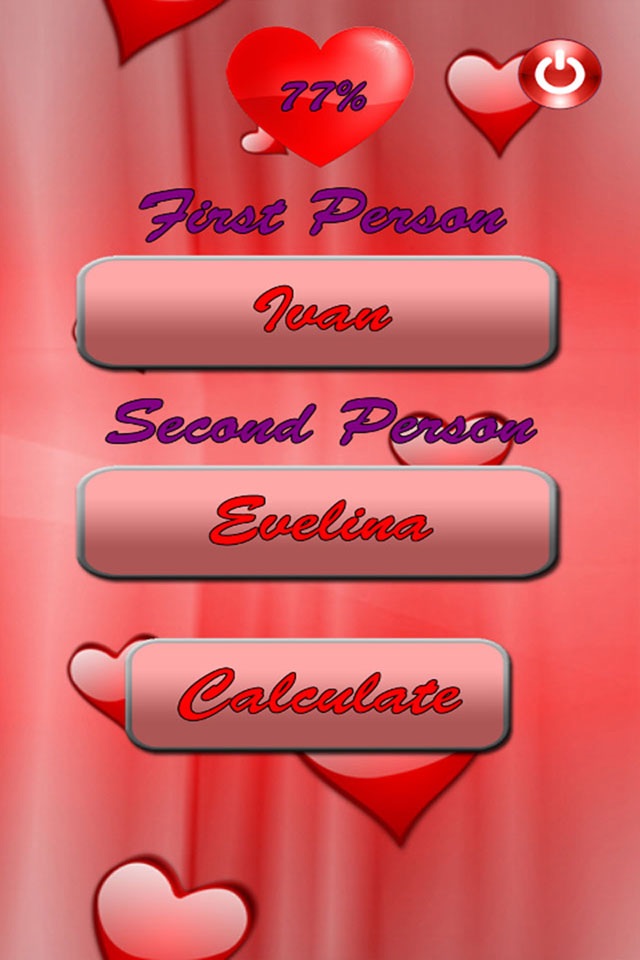 My love calculator test screenshot 3