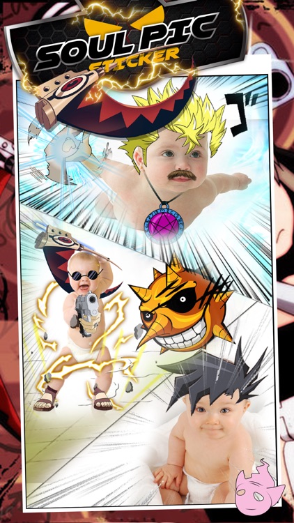 Manga & Anime Soul Pic Sticker Camera : Photo Booth Super Dress Up For Hero Style