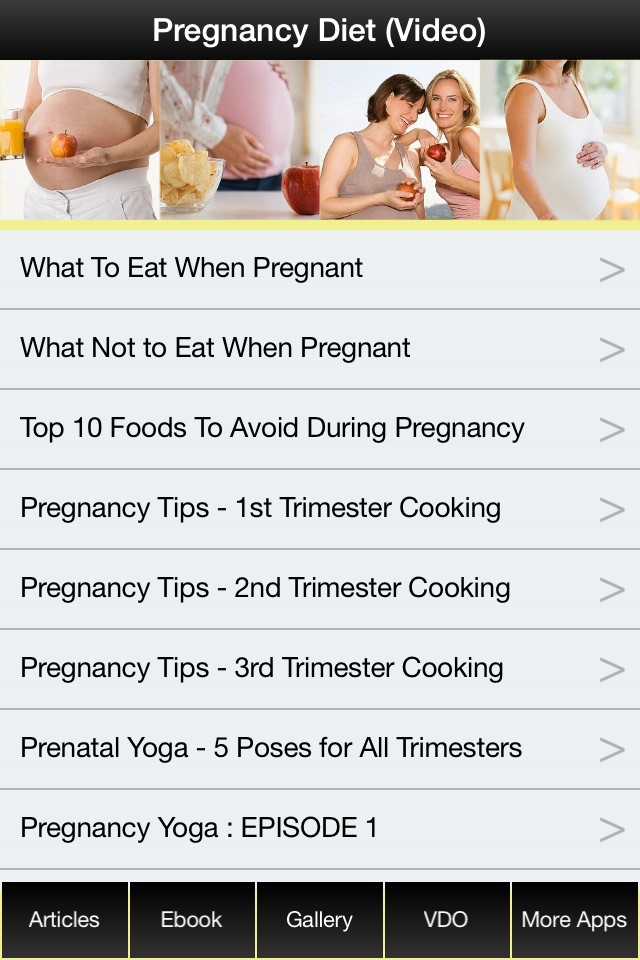 Pregnancy Diet Plan - Have a Fit & Healthy Pregnancy ! screenshot 4