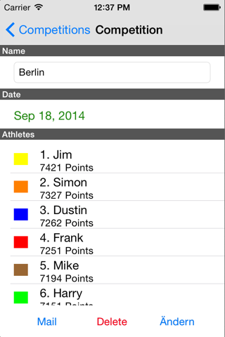 Decathlon Manager screenshot 3