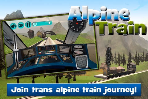 Alpine Train Simulator 3D Free screenshot 3