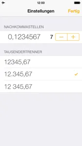 Umrechner - Der schnelle, einfache und umfangreiche Einheitenumrechner screenshot #4 for iPhone