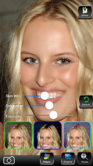 ‎Portraiture - face makeup kit to retouch photos and beautify your portraits! Screenshot