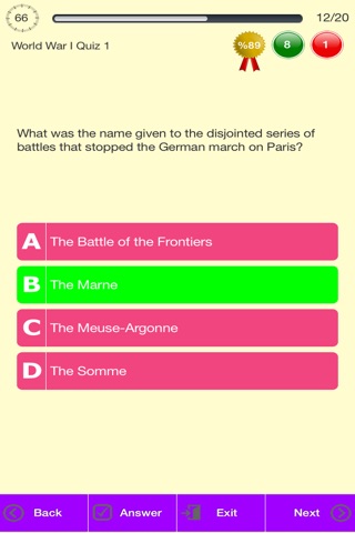 First World War Quizzes screenshot 2