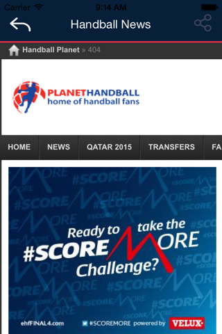 Handball News - Live Handball sport, scores, informations and schedules screenshot 2