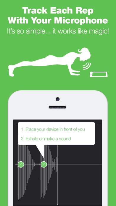 Burpee Counter - The Only Workout Tracker That Tracks Your Reps With Your Microphone!のおすすめ画像2