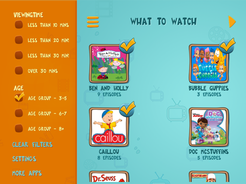 Screenshot #6 pour Bongo’s KidsFlix - YouTube Playlist (Music, Videos, Cartoons & Activities)