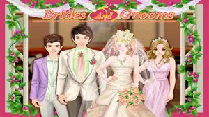 Bride and Groom - Fun wedding dress up and make up game with brides and grooms for kids screenshot #1 for iPhone