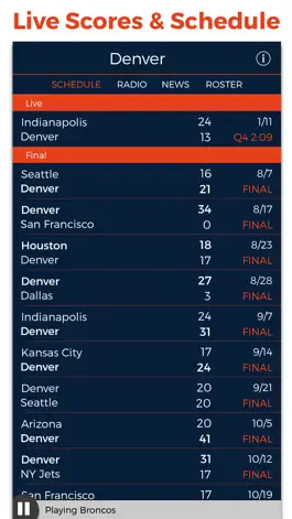 Game screenshot Denver Football Radio & Live Scores hack
