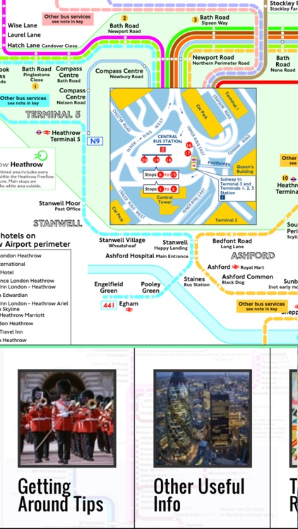 London travel guide metro tube city map