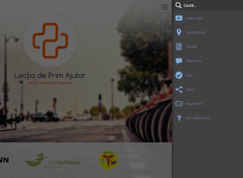 Lectia de Prim Ajutor - Tableta screenshot 2