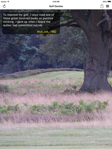 Screenshot #4 pour Golf Quotes