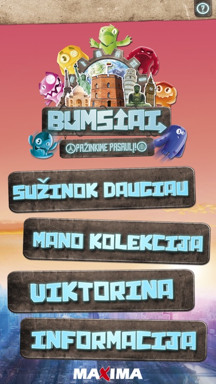 Pažinkime pasaulį su Bumsiais