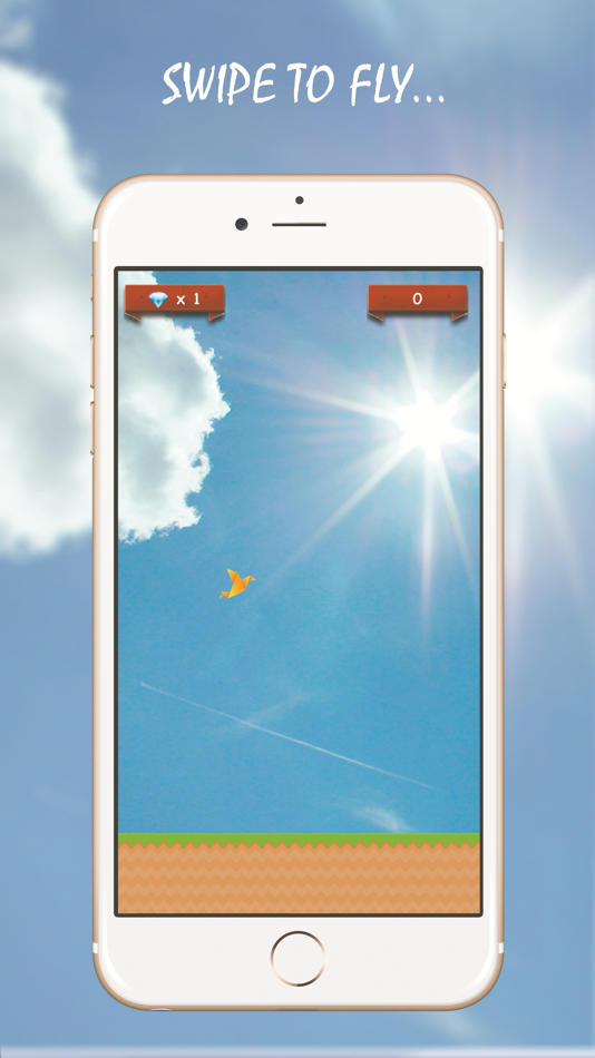 Flappy Paper Bird - top free bird games - 1.2 - (iOS)