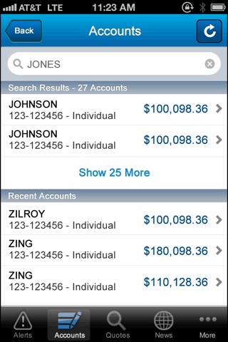 WealthCentral Mobile screenshot 2