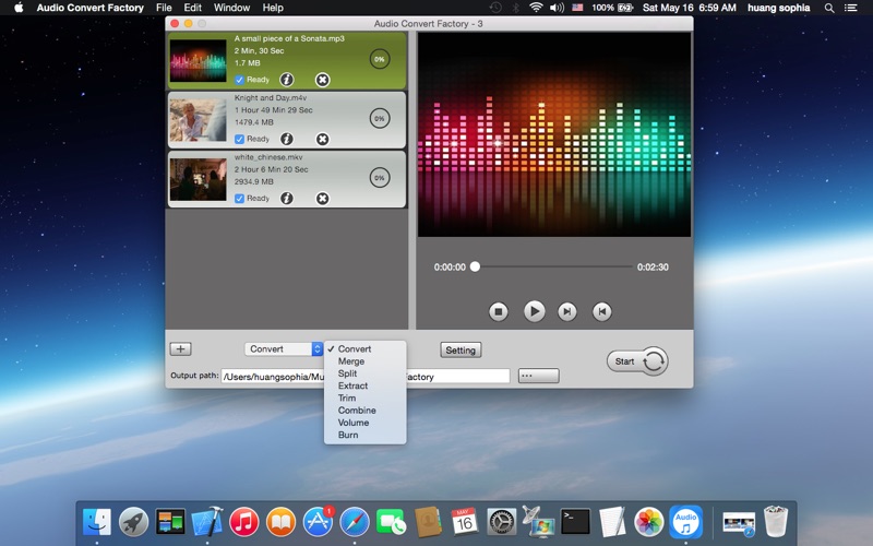 Screenshot #1 pour Audio Convert Factory