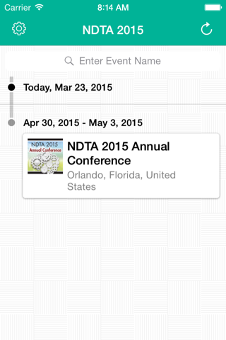 NDTA 2015 Annual Conference screenshot 2