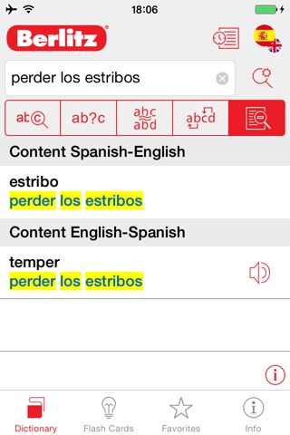 English - Spanish Berlitz Basic Talking Dictionary screenshot 2