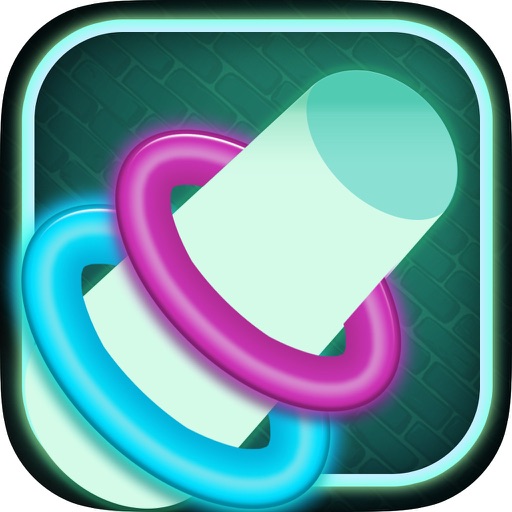 Glow Circle - Neon Color Beat Mania Icon