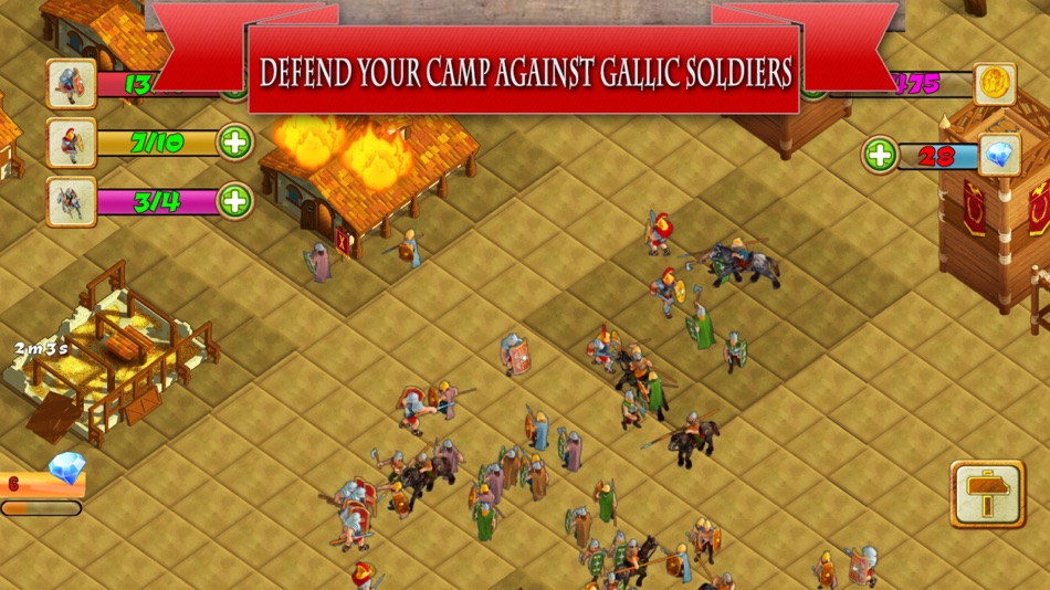 #3. ROMAN LEGION STRATEGY BATTLE (iOS) โดย: Pix Arts