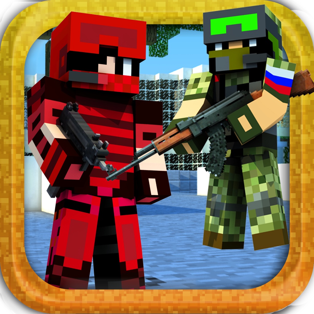 Block Hunt FPS (original) - Mine Mini Survival Shooter & Multiplayer game with skins exporter for minecraft