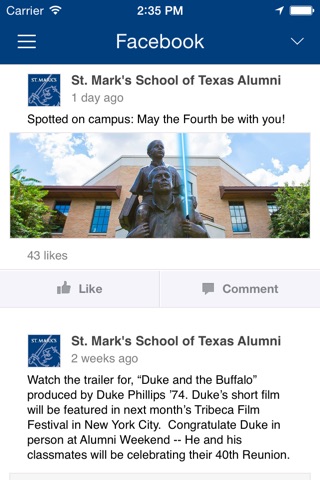 St. Mark’s School of Texas Alumni Mobile screenshot 3