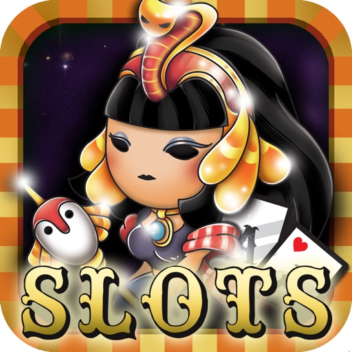 `` Ancient Cleopatra Slots `` - Big Queen of Pharaoh Slot Machines Casino Games icon