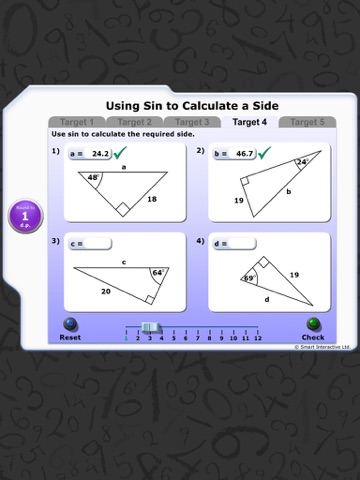 Maths Workout - Trigonometry 1 screenshot 4