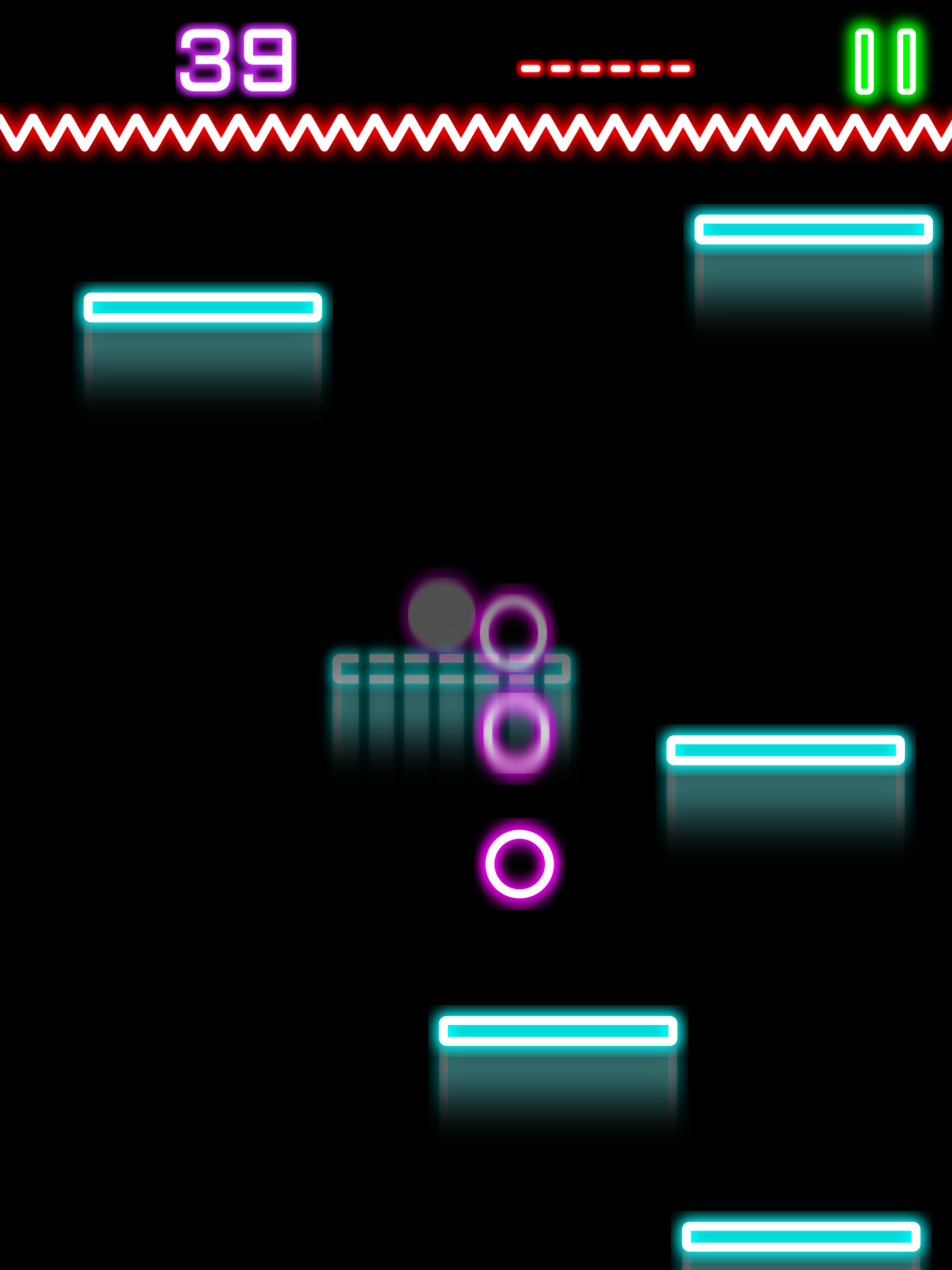Rock Hero Drop in glowing light shaft scrolling at speed screenshot 9