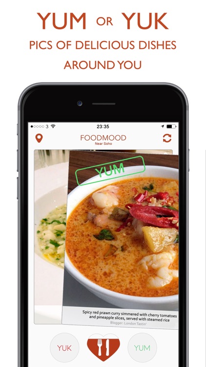 FoodMood – London restaurants best matching your food mood