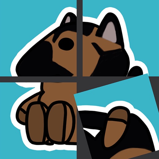 Rotate German Shepherd Dog Puzzle Icon