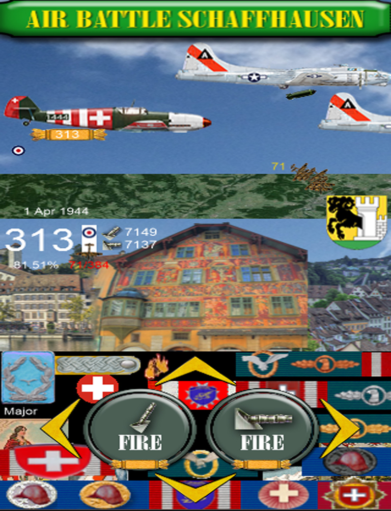 Schaffhausen 1944 Swiss Air Battle 1944 screenshot 6