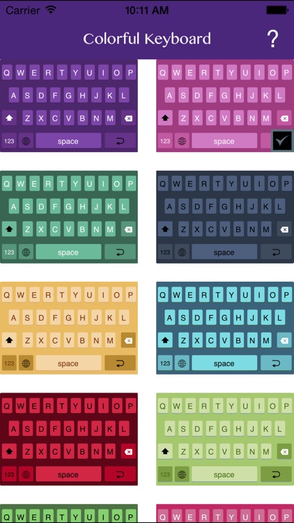 Colorful Keyboard - Custom Themes