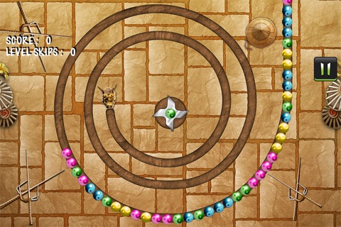 Crazy Ninja Bubble Shooter Pro - cool marble matching game screenshot 2