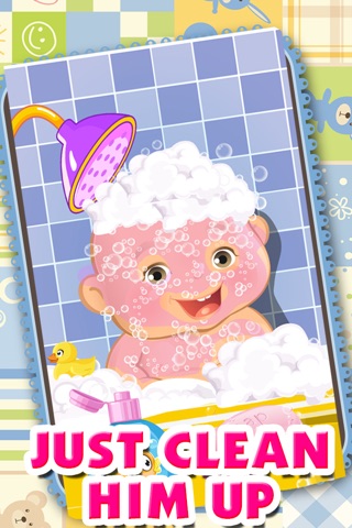 Mommy & Newborn Baby Care – new baby care game for kids screenshot 2