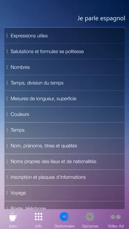 Game screenshot Je Parle ESPAGNOL - Apprendre l'espagnol guide de conversation Français Espagnol gratuitement cours pour débutants apk