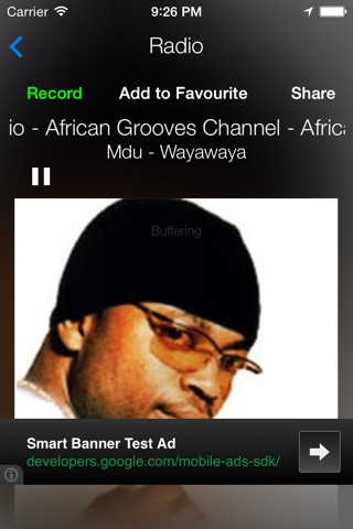 African Music Radio Recorder screenshot 2