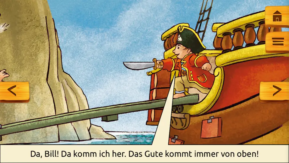 Screenshot von Käpt’n Sharky Piratenspaß Zum Lesen Und Spielen auf dem iPhone 3