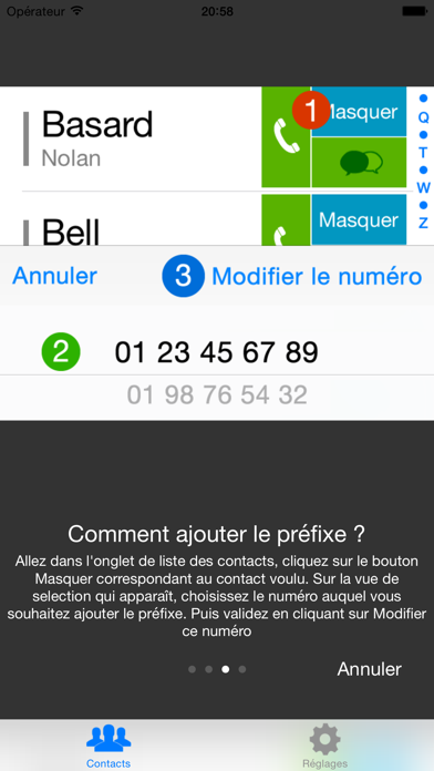 Screenshot #3 pour Appeler en numéro caché & BDuo