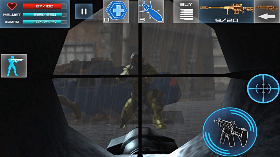 #3. Enemy Strike (iOS) 由: Killer Bean Studios, LLC