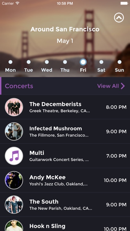 In the Loop - Discover Nearby Events