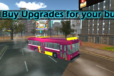 3D Bus City Parking Simulator - Realistic Downtown Traffic Driving XL : Free Game screenshot 4