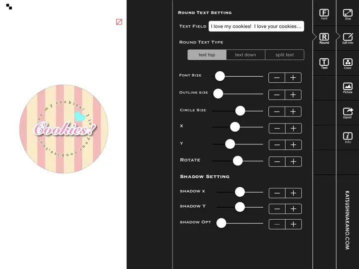 Captura de pantalla de Button Badge Maker HD - With PDF And AirPrint Options en iPhone 2