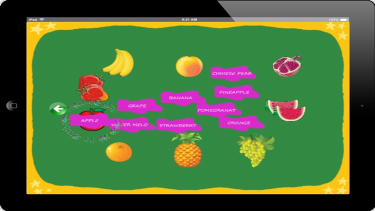 Easy fruit vocabulary grammar  practice leaning english for preschool