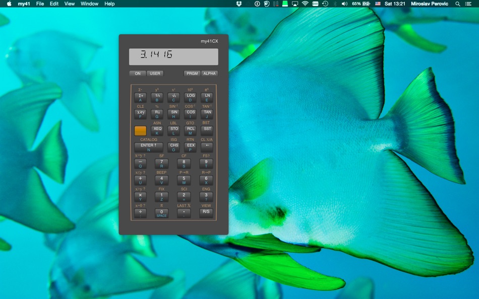 #1. my41CX (macOS) 게시자: Miroslav Perovic